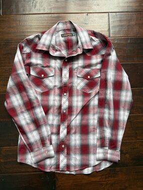 Roper Women’s Red Plaid Western Shirt